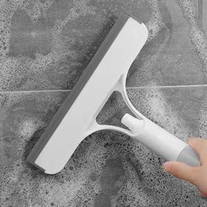 DS1433 çift taraflı cam sileceği sprey paspas temizleme fırçası cam sprey şişe ile araç ön camı pencere temizleyici Windows çekçek - Product Image 3