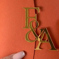 Lettres en acrylique miroir dorées personnalisées, PMMA, plexiglas, signalétique 3D, découpe au laser, finition miroir, lettres en acrylique en relief