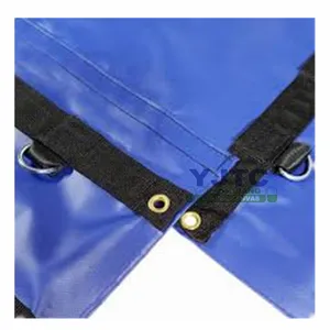 680gsm 1000D*1000D PVC Coated Strength Tarpaulin Sheet With Eyelets