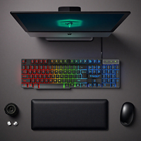 Clavier filaire T-WOLF T20 RGB 104 touches rétroéclairé USB pour PC – Vente directe usine