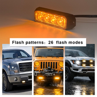 Projecteur stroboscopique LED 12W de pointe, 12-24V CC, IP67, avec 26 modes de clignotement et fonction mémoire pour chariot élévateur