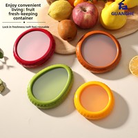 Cross-border fruit- en groentebewaarbox ABS siliconenfolie-afgedichte mini-koelkast opbergcontainer handmatige bewaarhulp