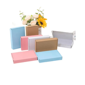 Cá Nhân màu đen hồng sóng tùy chỉnh hộp với Glossy & Matt cán vật liệu tái chế cho gửi thư & Quà Tặng vận chuyển - Product Image 1