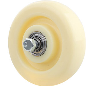 Roue pivotante en nylon à résonance, 1,5 pouce, 2 pouces, 34 pouces, roue simple pour chariots, haute capacité de charge, avec frein - Product Image 1