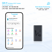 Traceur GPS 4G LTE GSM Mini Aimanté Portable Sans Fil Sans Abonnement, Localisateur pour Voiture Moto Véhicule Tracelink
