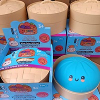 Vente en gros : Jouets Squishy Géants en Forme de Boulettes de 25 cm, Boîte Mystère, Jouets Anti-Stress de Grande Taille