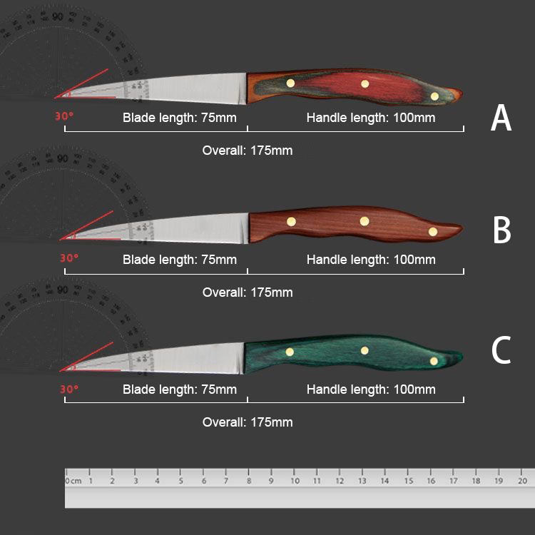 A. Double Color Handle Knife