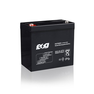 Batería de <span class=keywords><strong>Plomo</strong></span>-Ácido Sellada de Ciclo Profundo ESG para Almacenamiento Solar 12V 55Ah 65Ah 100Ah 200Ah con Placa de Carga para UPS - Product Image 2