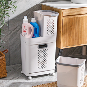 Cesto para Ropa Sucia Xingyou con Cajón, Organizador de Almacenamiento de Ropa Grande para Baño - Product Image 4