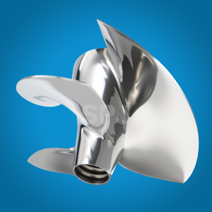 Hélice de moteur PWC à 3 pales en acier inoxydable 155 mm, pas 18/22, pour Yamaha VX/VX Sport/VX Deluxe <span class=keywords><strong>Jet</strong></span> <span class=keywords><strong>Ski</strong></span> | Impeller - Product Image 4