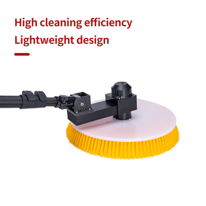 แปรงทำความสะอาดแผง<span class=keywords><strong>โซ</strong></span>ลาร์<span class=keywords><strong>เซลล์</strong></span>แบบใช้ไฟฟ้าในครัวเรือน รุ่นมอเตอร์ไร้แปรงถ่าน แบบเสาอะลูมิเนียมหัวเดียว 3.5 เมตร - Product Image 2