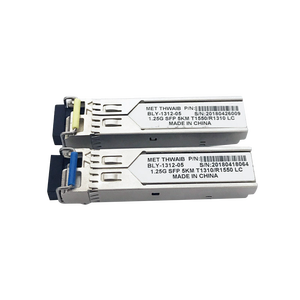 Módulo Óptico SFP Gigabit de Venta Caliente de Fábrica, 5Km 1310nm/1550nm, Conector LC, Transceptor DDM BIDI, Módulo SFP, Módulo Óptico 1.25G - Product Image 1