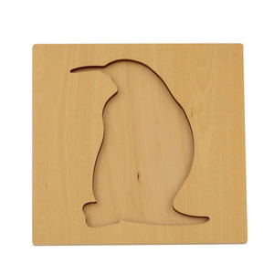 BO018 Bambini Montessori di Legno Bambini Educativi Del Giocattolo Pinguino puzzle di - Product Image 4
