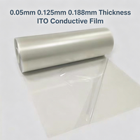 Films conducteurs durs en PET transparents avec revêtement ITO adhésif pour tablette d'écriture