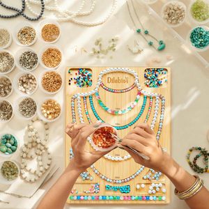 Custom Bamboo Wood <strong>Bead</strong> <strong>Boards</strong> for Jewelry Making Bamboo Jewelry Design <strong>Board</strong> for Jewelry - Product Image 3