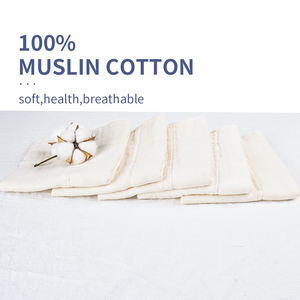 Pañales de tela predoblados, insertos de algodón natural, suave y absorbente para cubierta de bolsillo - Product Image 5
