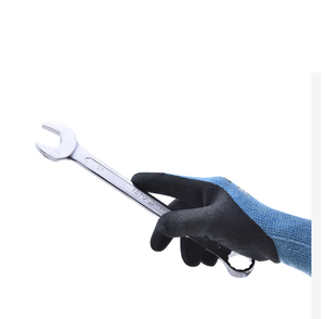 <span class=keywords><strong>Gants</strong></span> de travail bleu WG-780 <span class=keywords><strong>Gants</strong></span> en aramide en caoutchouc nitrile acrylique résistant au froid pour la protection des mains et des bras - Product Image 4