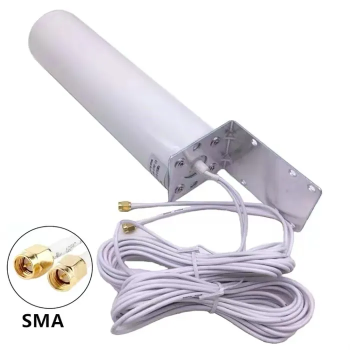 Good Quality 5G 4G mimo antenna 600-3800mhz Outdoor 4G 5G Cylinder Antenna for 5G Router with External 5G Antenna Amplifier