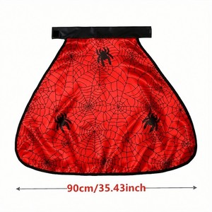 Disfraz de Capa de Superhéroe para Niños, Capa de Spiderman, Máscara de Dibujos Animados para Niños Pequeños, Parche para el Ojo, Muñequeras, Ropa para Fiestas - Product Image 2