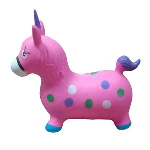 Vente chaude Jouets Animaux Sautants gonflable adapté aux besoins du client de saut rose <span class=keywords><strong>licorne</strong></span> pour les enfants - Product Image 3