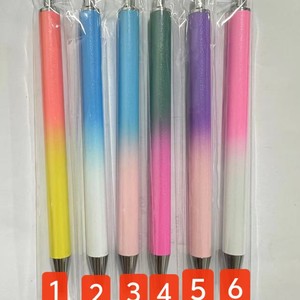 Hot Sale Custom Logo <b>Multi</b> <b>Color</b> Gradient Press Metal Ballpoint Gel <b>Pen</b> Smooth Writing White Neutral Ink <b>Pen</b> for Office Student - Product Image 6