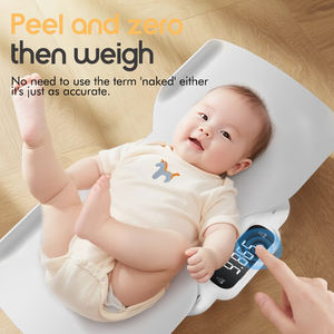 Balance numérique professionnelle 2-en-1 pour bébé et corps, écran LCD de haute précision avec fonction de verrouillage pour la conversion d'unité Kg/Lb pour adultes - Product Image 2