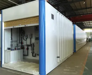 MBBR Package Containerized Sewage Treatment Plant Recycling System For Domestic And Industrial Waste Water Equipment