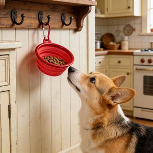 Bol en silicone promotionnel avec logo personnalisé, pliable, pour animaux de compagnie - Product Image 2