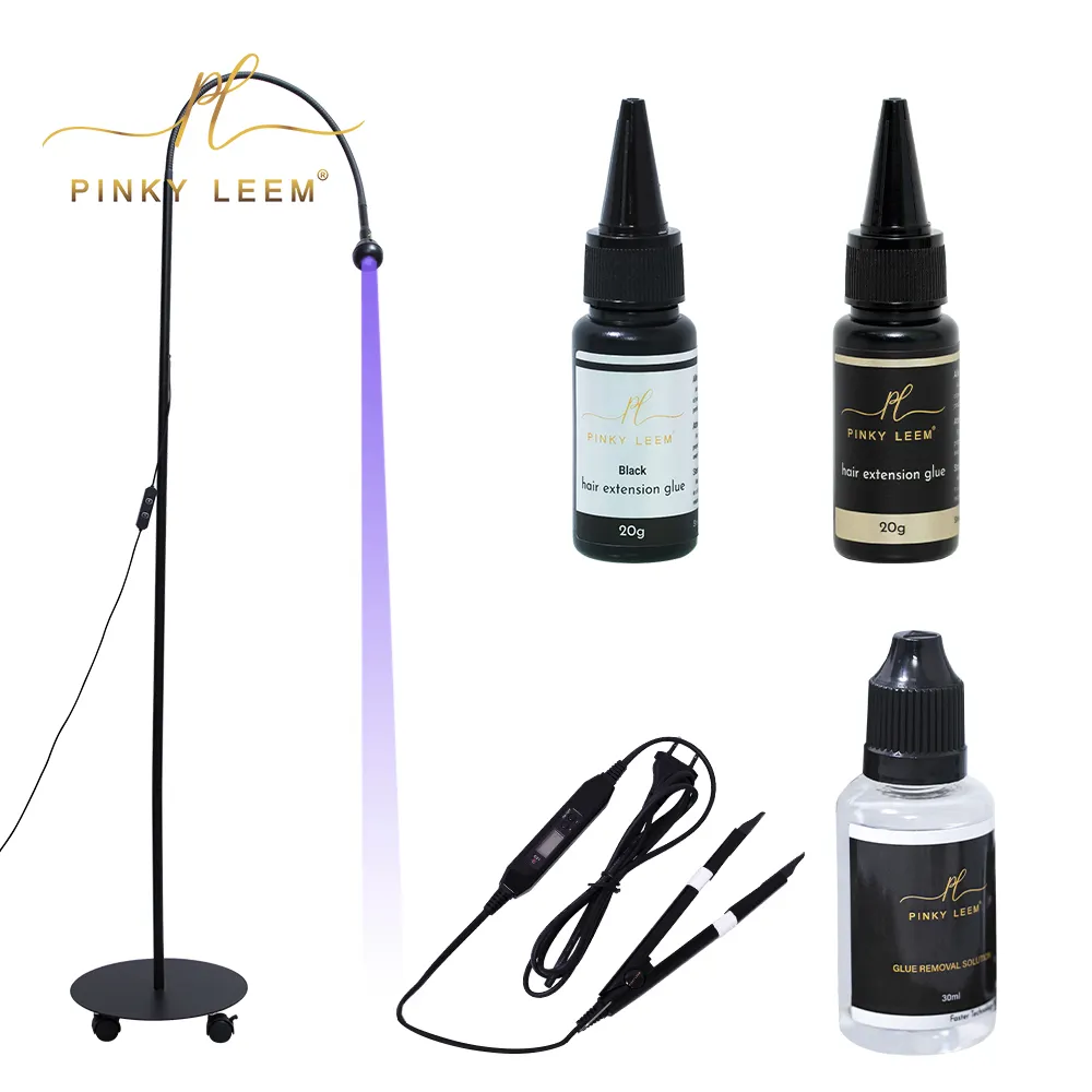 Pinky LEEM Custom Factory suministra la nueva máquina de extensión de cabello más vendida, tecnología de extensión de cabello, herramienta de extensión de cabello