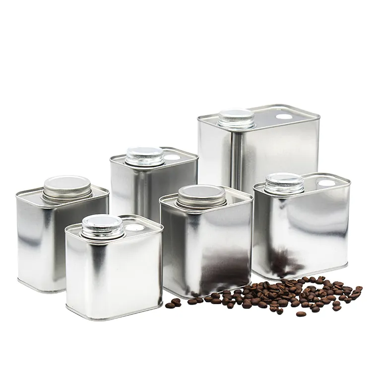 Estrela Eco Friendly Doces Menor Leite Em Pó Flandres Embalagem Chá Usado Recipiente Metal Retângulo Quadrado Forma Normal Tin Box