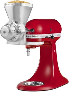 KitchenAid Accessoire pour batteur sur socle Moulin à grains en métal pour broyer les grains secs non gras Grains de café Avoine Autres céréales Aide de cuisine - Product Image 6