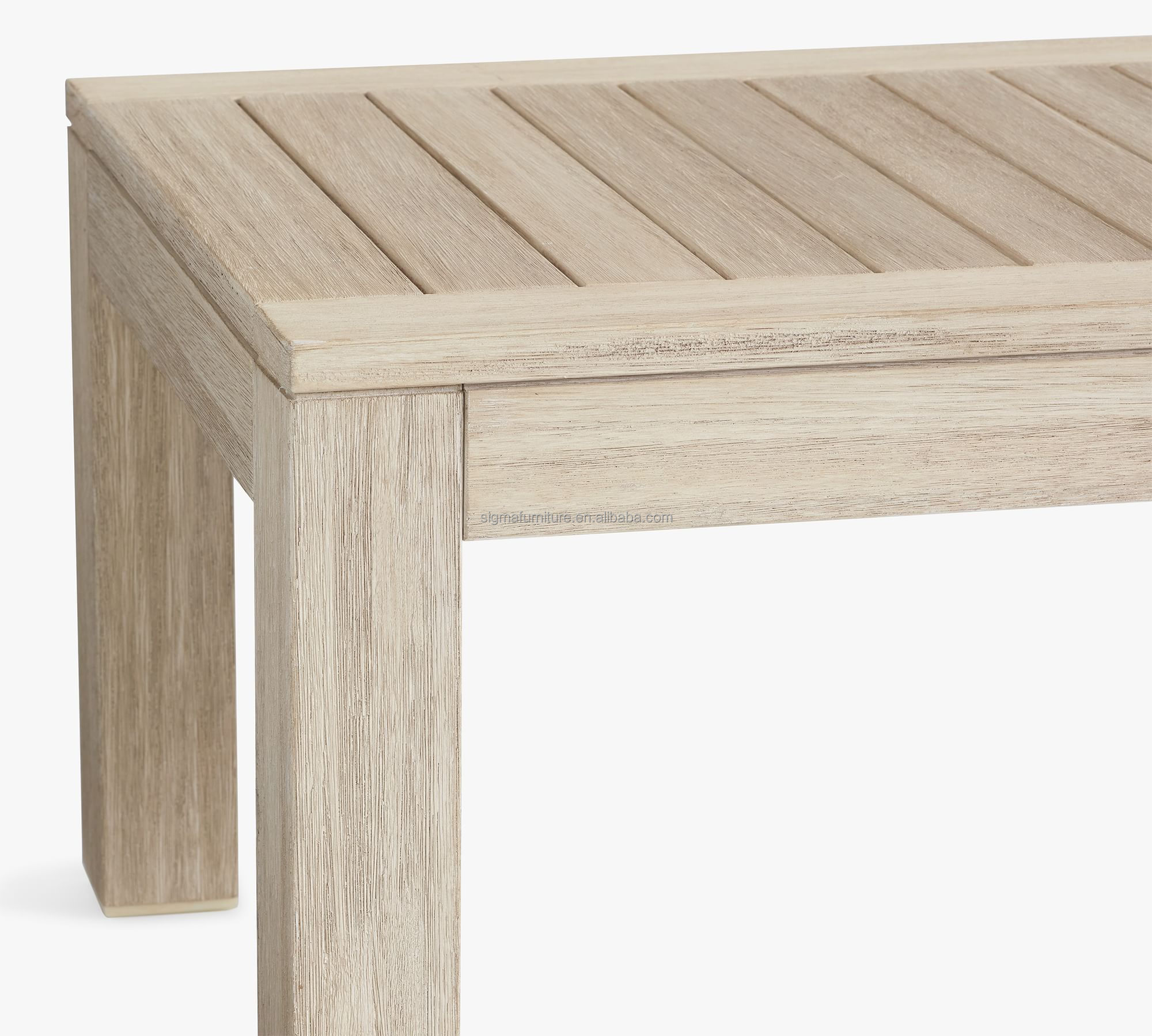 High quality garden solid teak wood rectangular coffee table outdoor furniture