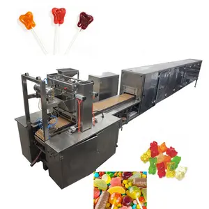 Máquina de fabricación de dulces duros, piruleta automática Industrial para hacer dulces duros