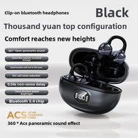 Untuk Headset 2026 Baru S6 Olahraga Ear Clip Tahan Air Sesuai Bentuk Telinga Berkualitas Tinggi In-Ear Nirkabel