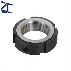 Écrou de blocage axial anti-vibration ZPLNY haute précision en acier allié SCM440, oxyde noir, autres fixations de quincaillerie - Product Image 1