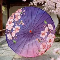 Parapluie traditionnel en papier huilé, grande taille 82 cm, manuel, droit, fait main, accessoire de photographie, parapluie de danse, vente en gros