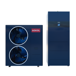 Pompa di Calore Monoblocco Aria-Acqua Inverter EVI A+++ da 15kW R290 con Acqua Calda a 75°C per Uso Domestico, Raffreddamento, Riscaldamento, ACS e Modulo Idraulico in Metallo - Product Image 2