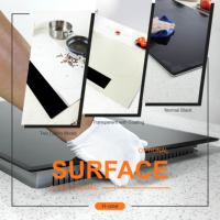 La table de cuisson invisible à induction cachée intégrée partie l'ODM Undertop à écran tactile