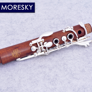 <span class=keywords><strong>Clarinete</strong></span> Profesional MORESKY de Madera Roja, 18 Llaves, Bb, Madera de Palisandro, Llaves Plateadas, Sib, Klarnet M121 - Product Image 3