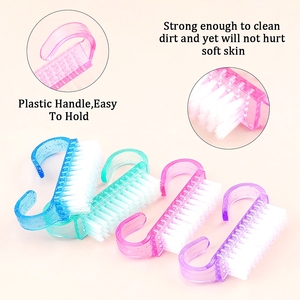 Brosse à ongles en plastique miniature lavable pour le nettoyage des ongles et des doigts, marque privée, 13 couleurs, remise sur les achats mixtes - Product Image 3
