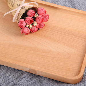 Custom Manufacture Wholesale Wood Breakfast <b>Serving</b> Organizing <b>Wooden</b> <b>Tray</b> <b>Wooden</b> Plate - Product Image 6
