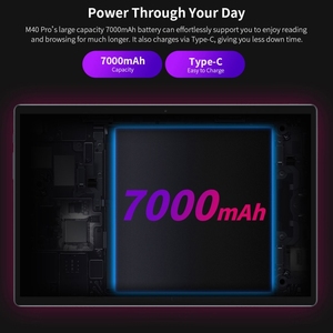 Tablette <span class=keywords><strong>PC</strong></span> d'appel téléphonique Teclast M40 Pro 4G d'origine, 10,1 pouces, 6 Go + 128 Go, batterie 7000 mAh, Android 11, tablette octo-cœur - Product Image 4