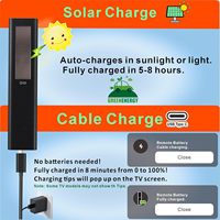 Control Remoto para TV Samsung Smart (2018-2025): Celdas Solares Recargables, Carga USB-C, Voz