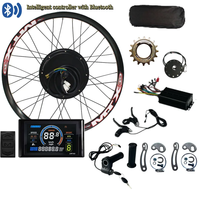 Kit de conversion pour vélo électrique, accessoires, écran couleur SW900, option de vitesse réglable, luminosité du rétroéclairage réglable, installation facile