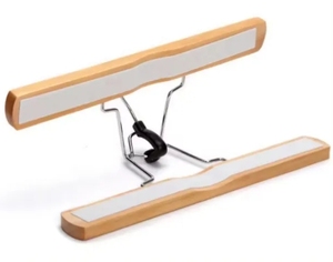 <span class=keywords><strong>Cintre</strong></span> multifonctionnel de haute qualité antidérapant économiser de l'espace cintres à pantalons en bois pratiques à vendre - Product Image 5
