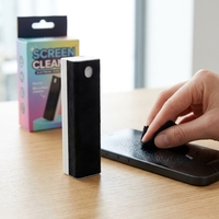 Nettoyant pour écran en microfibre anti-poussière écologique pour téléphone portable avec design portable