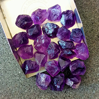 Piedras de Amatista Natural en Bruto, Cristal Curativo sin Pulir para Joyería, Decoración Feng Shui, Venta al Por Mayor