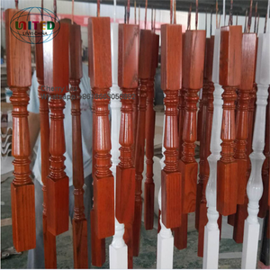 דקורטיבי מדרגות עץ מעקה/מעקה/צירים עץ מדרגות עמוד - Product Image 4