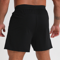 Personnalisé Compression Cordon Fitness 2 en 1 Double Couche Hommes Gym Short de Course pour Vêtements de Fitness