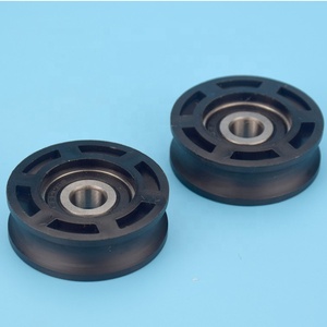 Con Lăn Dẫn Hướng Trượt Độ Cứng POM Tùy Chỉnh Bánh Xe Ròng Rọc <span class=keywords><strong>10</strong></span>*48*16Mm Cho Tủ Cửa Sổ Trượt - Product Image 2